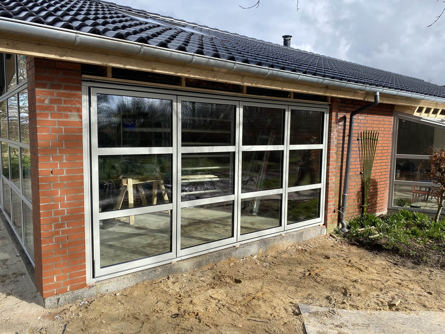 montering af foldedøre