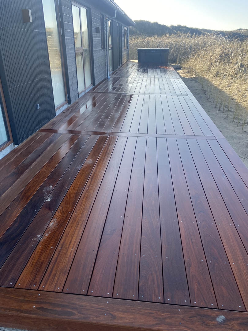 træterrasse nær heden